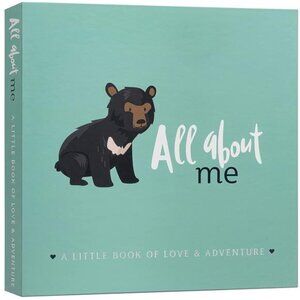 Baby Memory Book - Milestone Keepsake Baby Photo Album - First 5 Years Scrapbook